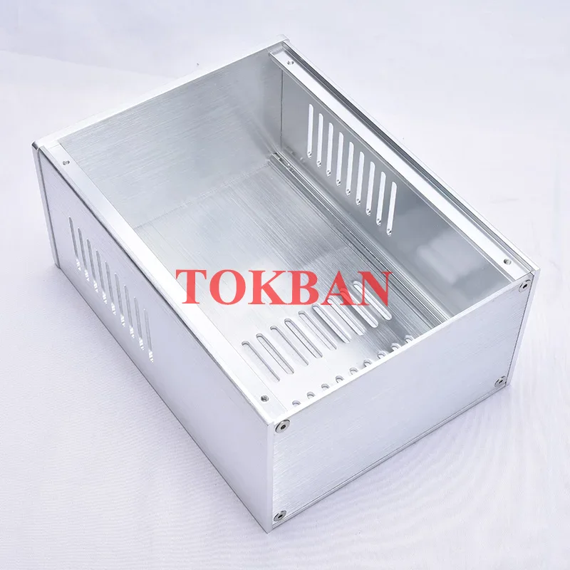 Tokban 168*100*229mm All-aluminum Power Amplifier Chassis Enclosure Multifunctional Audio Amplifier Case Shell