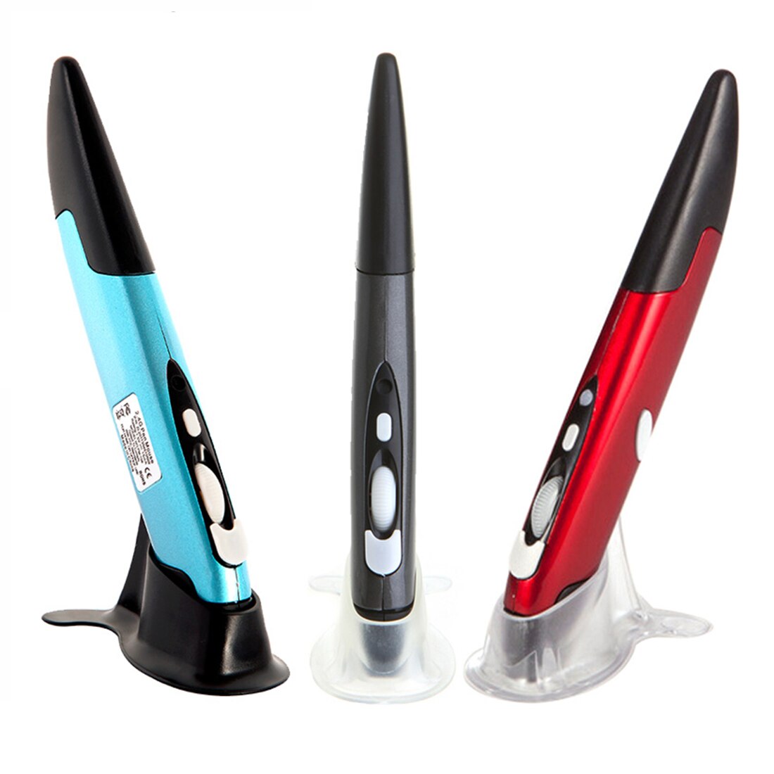 Mini 2.4 ghz usb draadloze muis optische pen luchtmuis instelbaar 500 / 1000 dpi voor laptops desktops