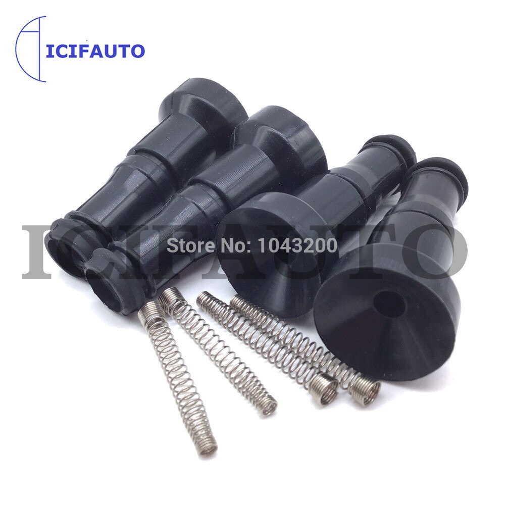 4 x naprawa cewki zapłonowej gumowe buty ze sprężyną robić 99-09 Saab 2.0L 2.3L L4 9167016 / 55561132 / 9197559 / 55559955 / 5C1762