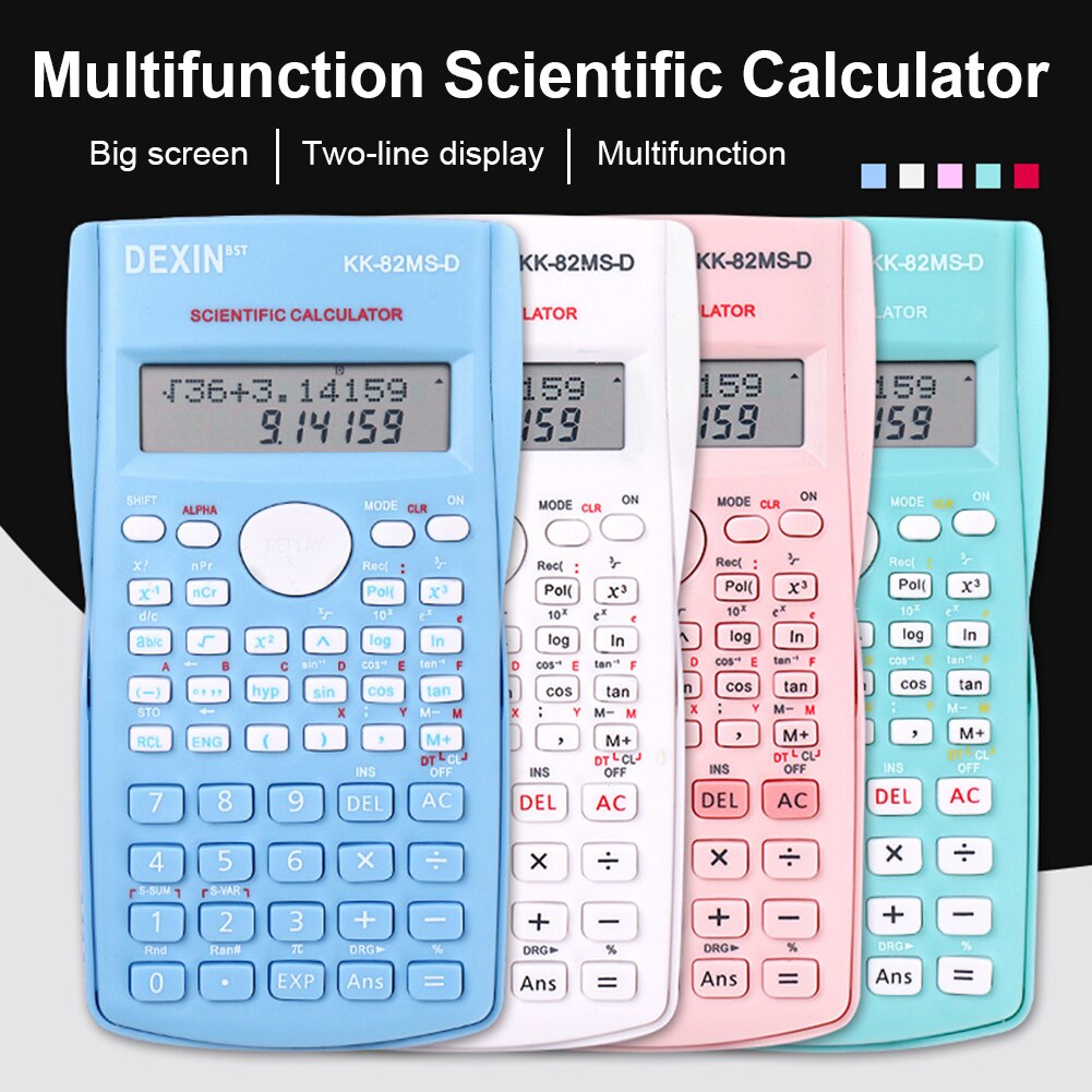 Digital Engineering Scientific Calculator Suitable for School Business Study Accessoires Supplies Calculator Scientific Tools