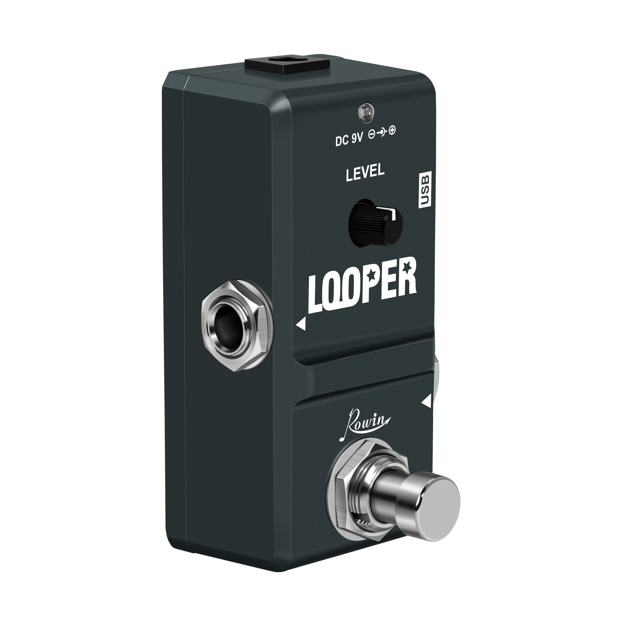 Rowin Tiny Looper Electric Guitar Effect Pedal 10 Minutes of Looping Unlimited