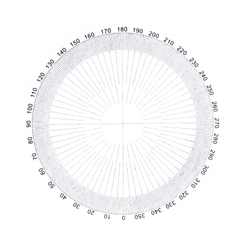 Reticle Eyepiece Micrometer 360 Degree Angle Diameter 20.4 mm for Olympus Biological Microscope and Other Biological Microscope