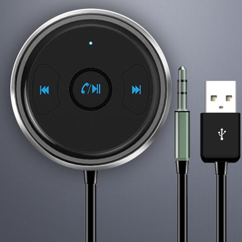 AUX Car Bluetooth Adapter Audio Receiver 4.1 Support Hands-Free Calling