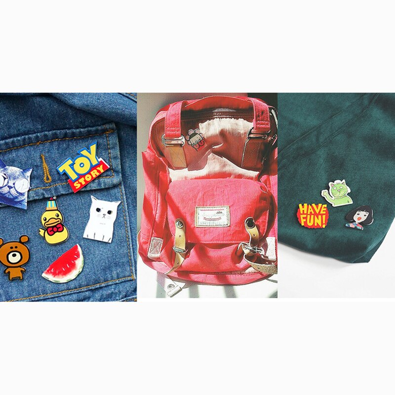 Mooie Watermeloen Aardbei Lemon Broche Acryl Pin Badges Pictogrammen Op De Rugzak Medaille Decoratie Badge Voor Kleding