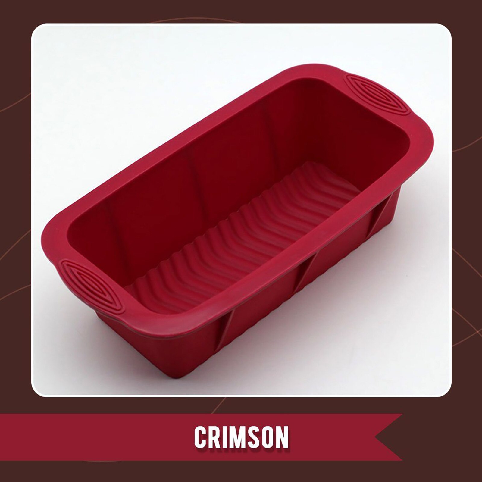 Grande retângulo de silicone não vara pão bolo bolo molde bakeware cozimento pan forno não-vara molde de cozimento n50