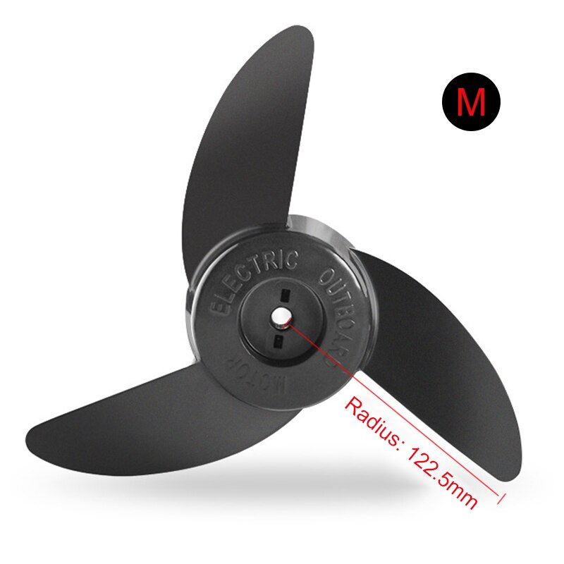 Motor Boot Propellers Elektrische Motor Buitenboordmotor Elektrische Trolling Motor Buitenboordmotor Propeller & T8: M 3Vanes