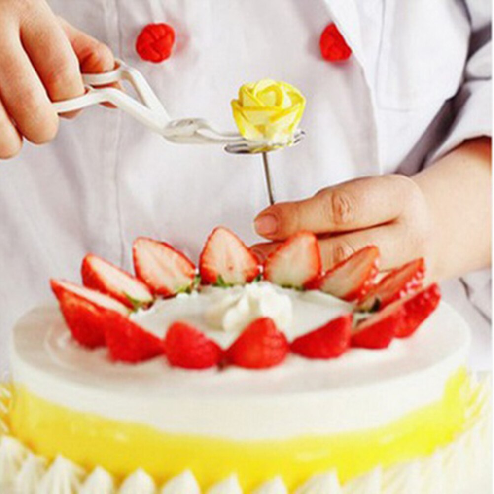 1 stk plastik kage blomster løfter modelleringsværktøj kage saks redskab fondant wienerbrød tips saks kage dekoration 13.5cm