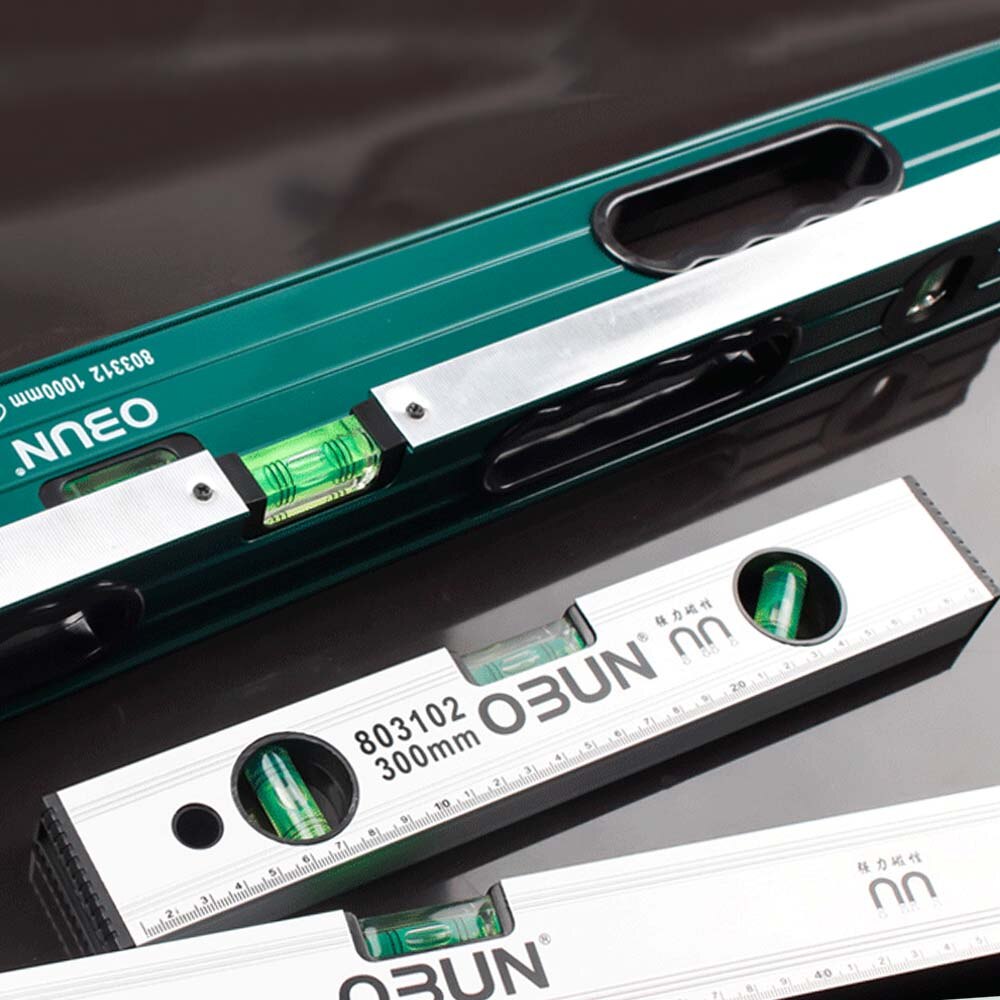 OBUN Precision aluminum alloy water level indicator digital scale horizontal length measurement capability With magnetism