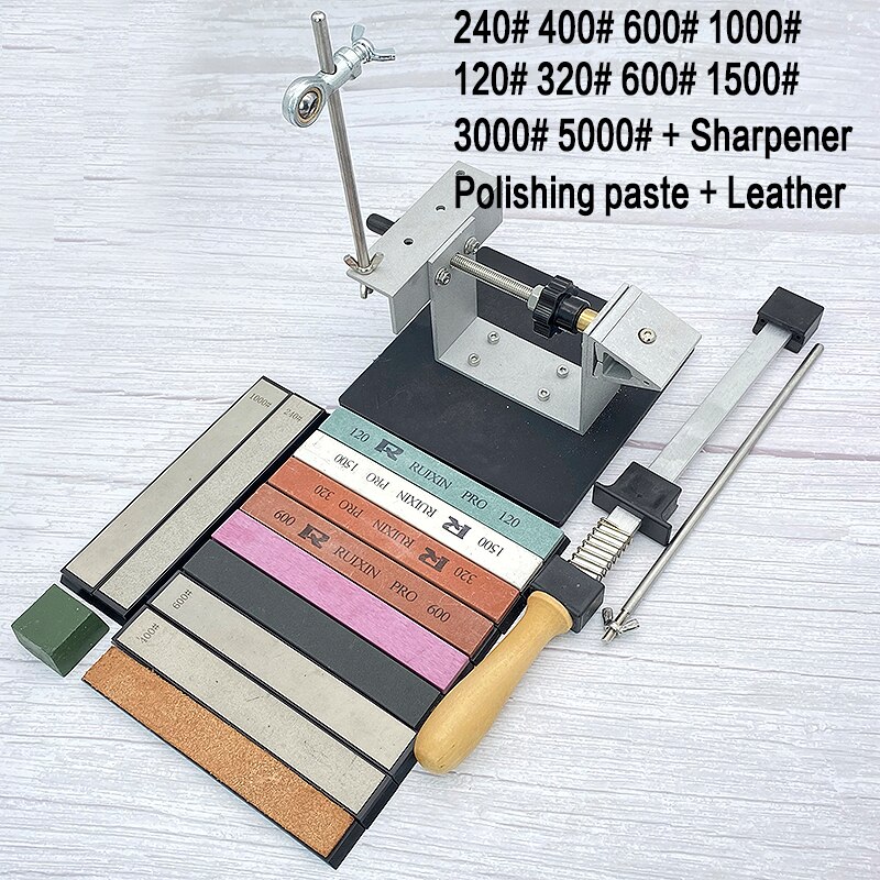 Fixed Knife Sharpener Angle Sharpening System Sharpening stone Kitchen Whetstone Updated Multifunction Honing Tools: K