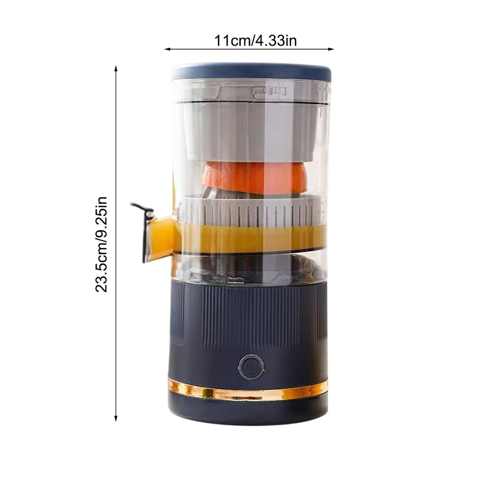 Extractor Volautomatische Fruit Huishoudelijke Juicer Draagbare Sapmachine ResiduSeparatie Bidirectionele Spiraal Fruit Juicer Cup: Blauw