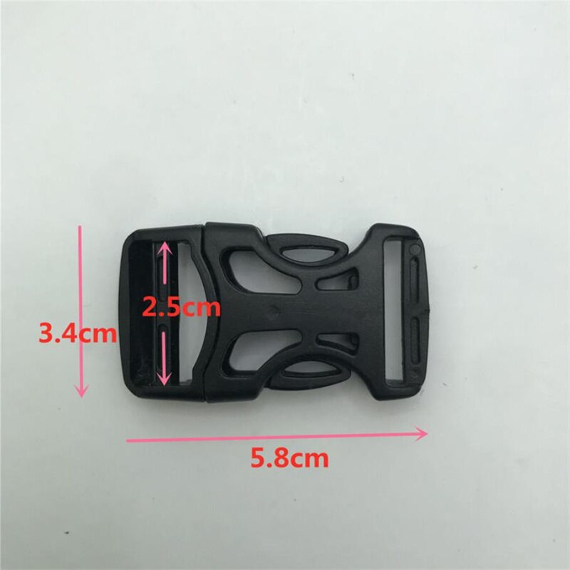 6pcs/lot Backpack Hasps &amp; Locks Plastic Hasps Travel Backpack Straps Accessories Student Bag Suspender Strap Buckle E12015: 2