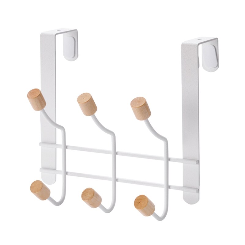 69HF Stainless Steel Door Back Hook Home Dorm Office Hotel Restaurant Hanging Hooks