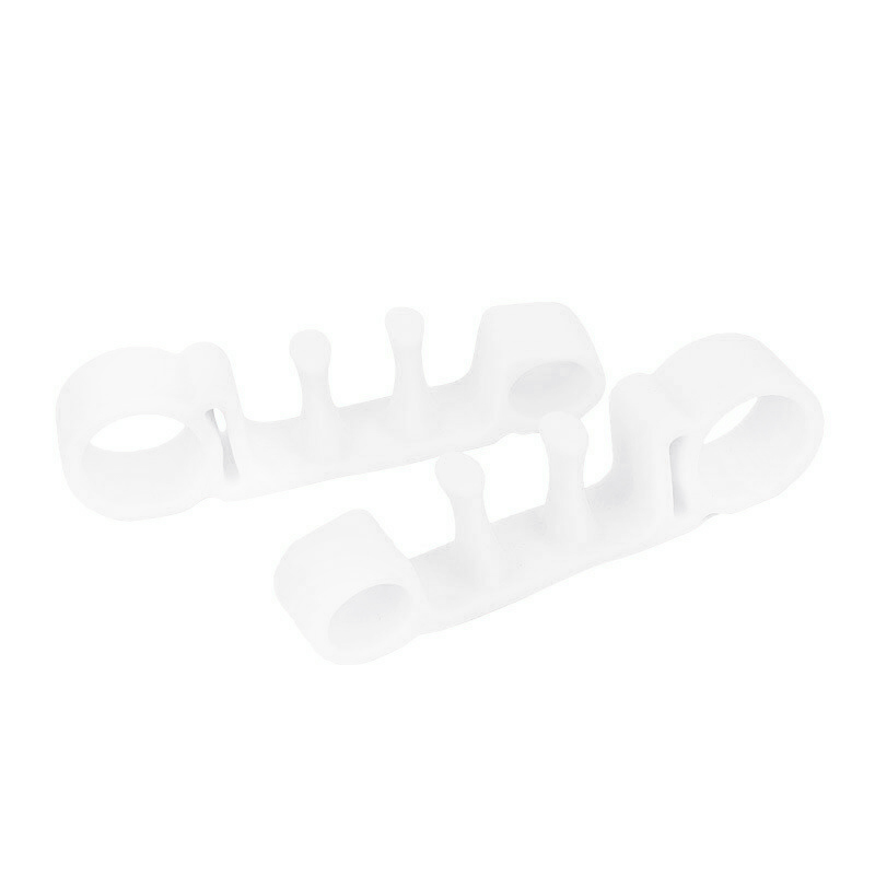 2Pcs=1Pair Toe Separators Spacer Straightening Silicone Gel Hammer Corrector for Curled Toes Hallux Valgus Feet Foot Care Tools: 05 1Pair