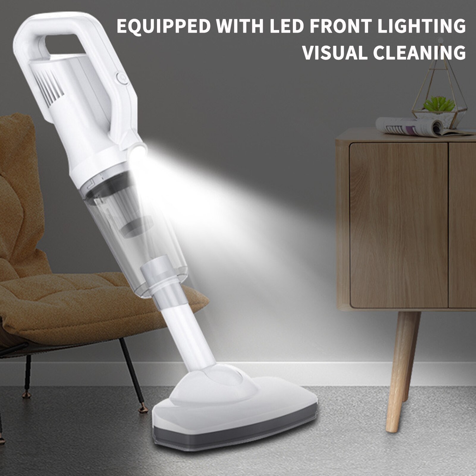 Wireless Car Vacuum Cleaner 12KPa Powerful Suction Household Small Wet and Dry High-powered 120W Handheld Vacuum Cleaner