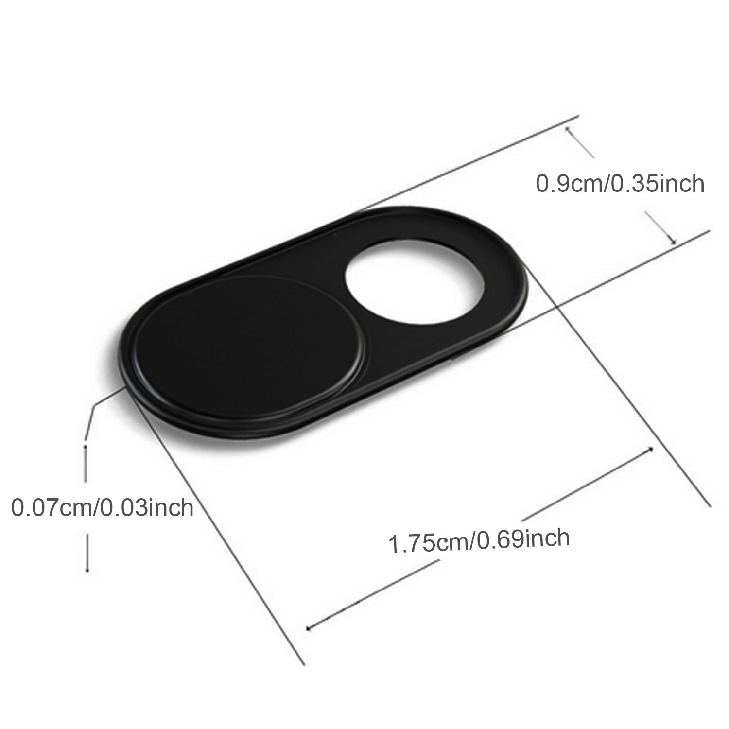 Webcam ultrafina con obturador para Macbook Pro, Mac, ordenadores portátiles, ordenador y Smartphone, 3 uds.