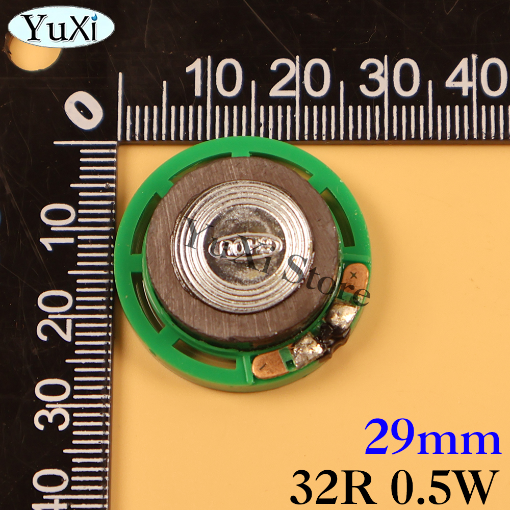 1pc hornhøjttalere 0.25w 0.5w 8r 16r 32r højttalerdiameter 20mm 21mm 23mm 27mm 29mm 36mm 40mm 8 ohm 16 ohm 32 ohm højttaler: Elfenben