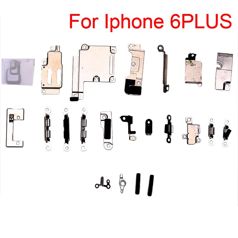 1 set Repair Replacement Parts for iPhone 5 5c 5s 6 6s plus 7 8 Holder Bracket Fastening Pad Spacer Full body inner Small Metal