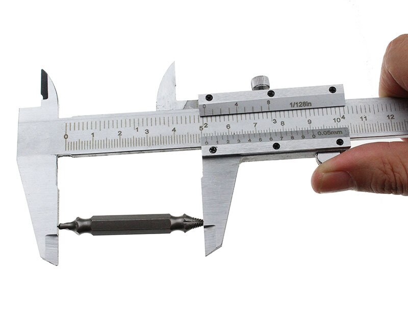 stainless steel vernier caliper 6" 0-150mm vernier caliper micometer gauge with fine-adjustment slider caliper electronic tool