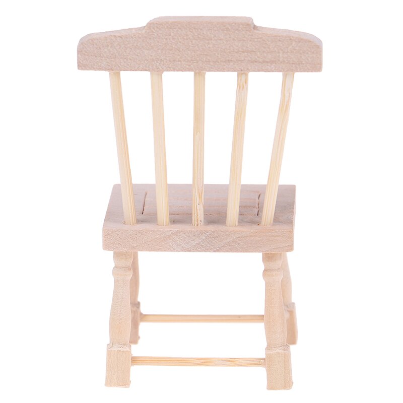 1:6 1:12 Miniatuur Poppenhuis Mini Hoge Tafel Stoel Poppenhuis Meubels Pretend Play Speelgoed Accessoires Voor Poppenhuis Decals