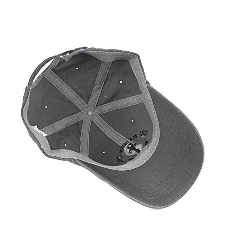 Gorra de béisbol con bordado de ancla pequeña para hombre, gorro de algodón de , para exteriores, sombrilla