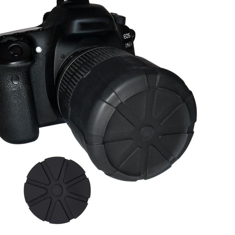 Universele Slr Camera Lens Cover Waterdichte Siliconen Anti-Dust Dslr Lens Cover Hood