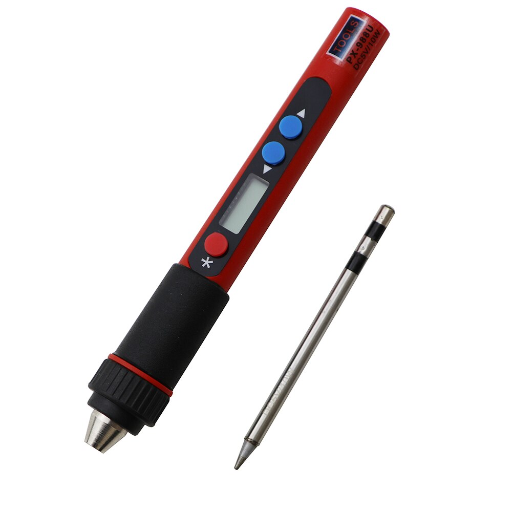 USB Soldering Iron 5V 10W BAG Soldering Rework Repair Tool LCD Digital Adjustable Temperature Soldering Electric Soldering Iron