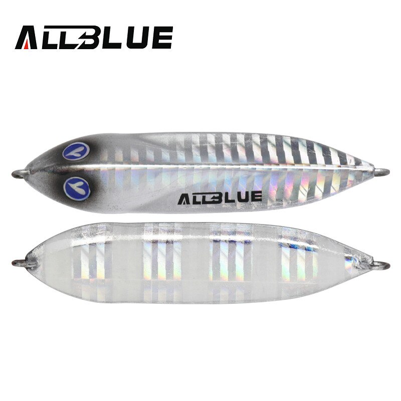 ALLBLUE SEABLUE Metal Jig Spoon 25G 40G 60G Artificial Bait Shore Fishing Jigging Lead Fish Sea Bass Fishing Lure: Color F / 25g
