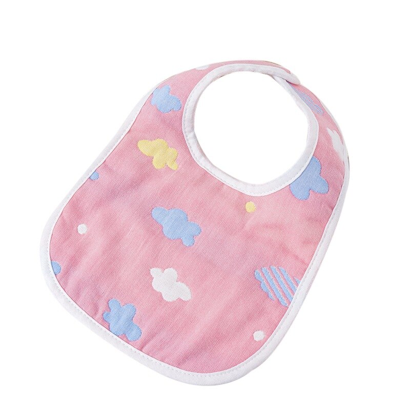 Bibs do bebê Lavável U-Em Forma de Criança Bib Bib Baba Toalha Absorvente Macio Gaze Toalha Saliva: B