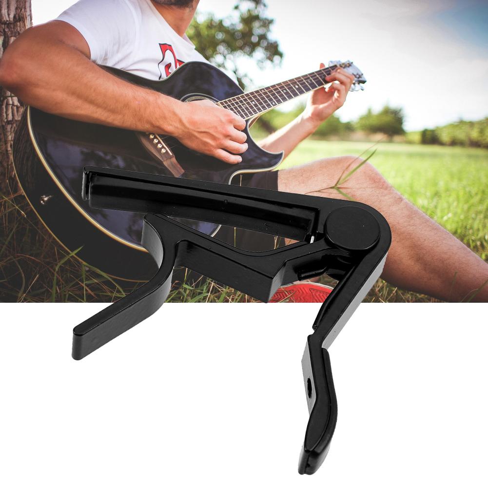 Electric Guitar Alloy Tune Clamp Key Trigger Capo for Acoustic Electric Guitar Musical Guitar Capo Guitar Accessories