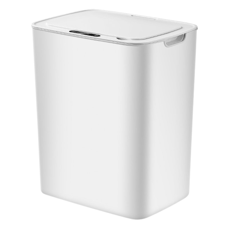 USB Automatic Sensor Dustbin Smart Sensor Trash Can Induction Waste Bin Eco-Friendly Dustbin Household Trash Bin-White: Default Title