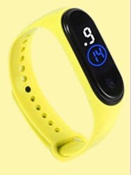 Top sport vandtæt herreur led digital ur kvinder børn fitness armbåndsur touch screen silikone rem ur til børn: M4-6