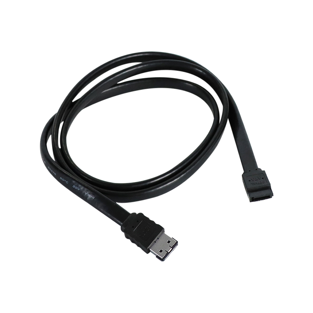 0.5M 1M Sata to eSATA Hard Drive Data Transition Cable SATA Extension SATA TO E-SATA Connector cable with Shrapnel