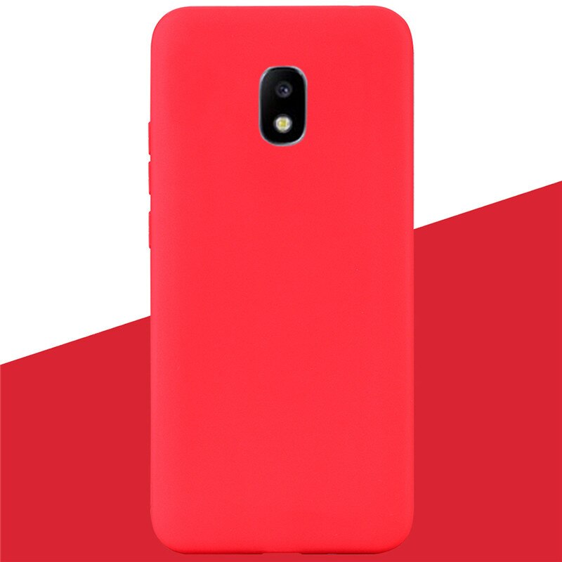 Silicone Case For Samsung Galaxy J5 Case J530 J530F Soft TPU Silicon Case For Coque Samsung J5 SM-J530F/ds Cover Coque: 3 Red