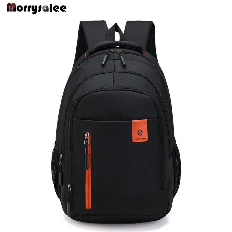 Backpack Business Laptop Backpack Male Students Simple Leisure Travel Bag High School: orange