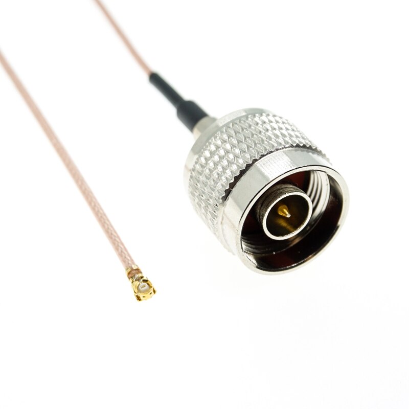 IPX IPEX UFL U.FL to N Male Plug Straight connector RF RG178 Cable Pigtail Coaxial Mini PCI WIFI WLAN