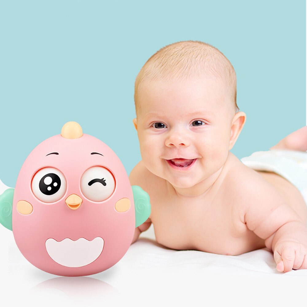Baby Neugeborenen Spielzeug Nickte Tumbler Spielzeug Für Kid Ring Glocke Nette Roly-poly Pädagogisches Rassel Baby Entwicklung Spielzeug