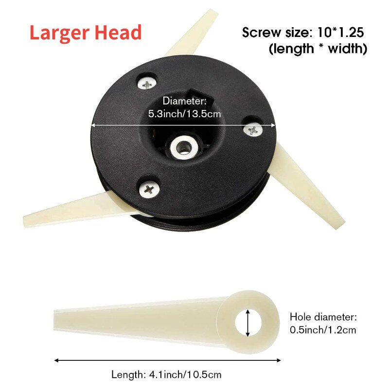 Strimmer Head Brush Cutter Blade For STIHL POLYCUT 20-3 Head FS55 56 80 90 110 200 250 # 4002 710 2189 Grass Lawn Trimmer Parts: Red