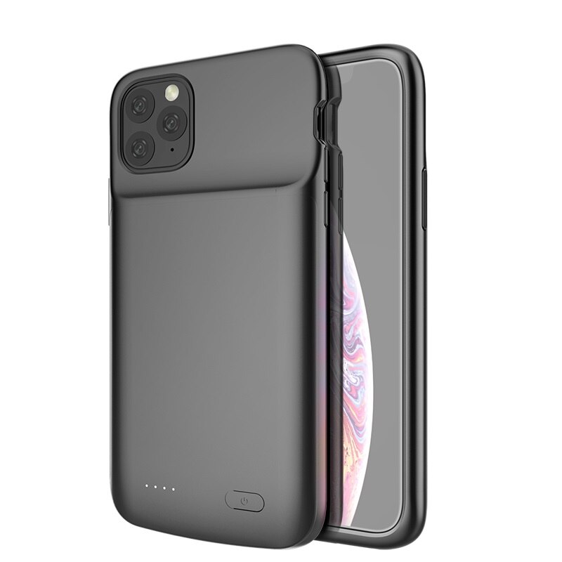 5000mAh Battery Charger Case for iPhone 11 Pro Max (6.5") Power Bank Case with Full Body Protection Soft Edge Cover