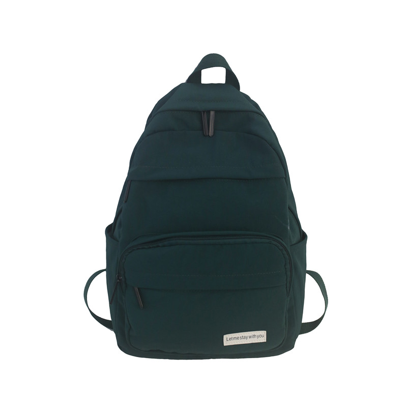 HOCODO nouvelles femmes sac à dos de en Nylon sac à bandoulière école sac à dos pour adolescentes sac de voyage femme loisirs sacs à dos: Dark green