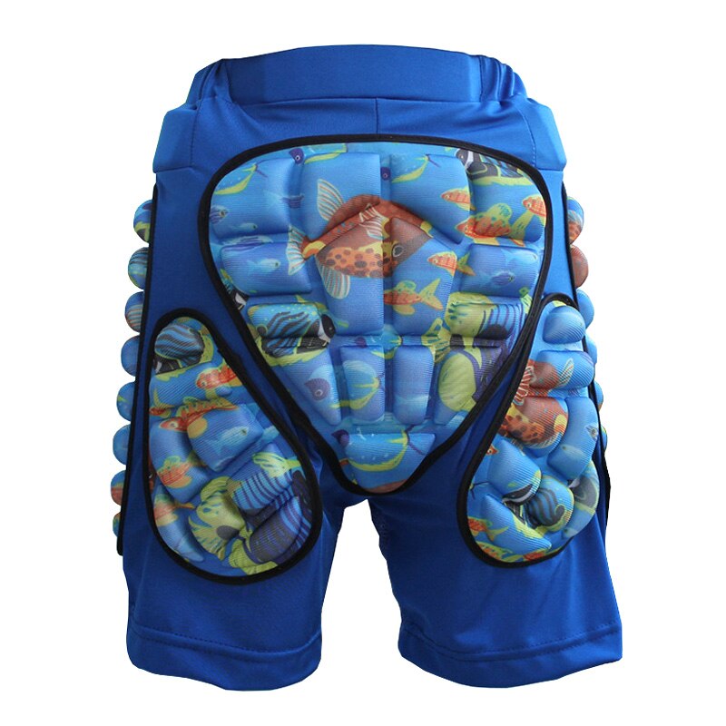 Kids 3D Hip Protective Short Pants Butt Safety Guard Pants Anti-Fall for Skiing Skating DO2