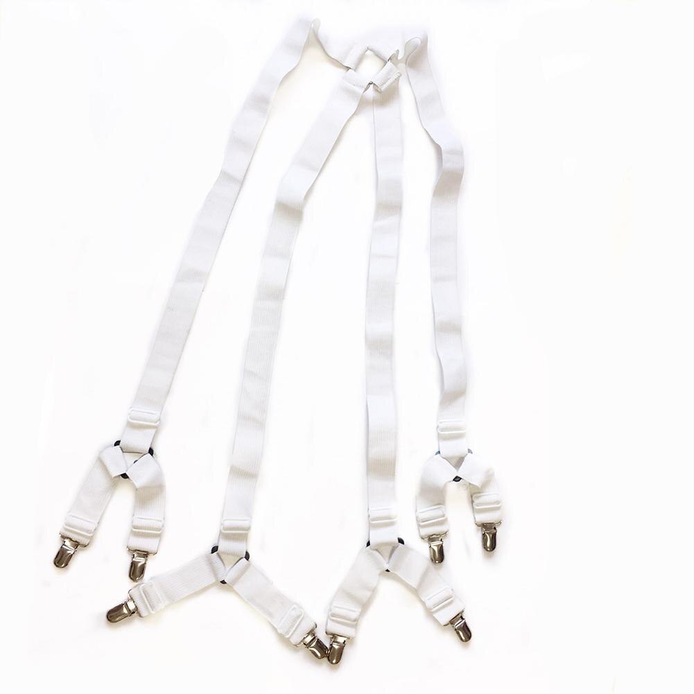4 Claws Adjustable Bed Sheet Clip Fixator with Elastic Band