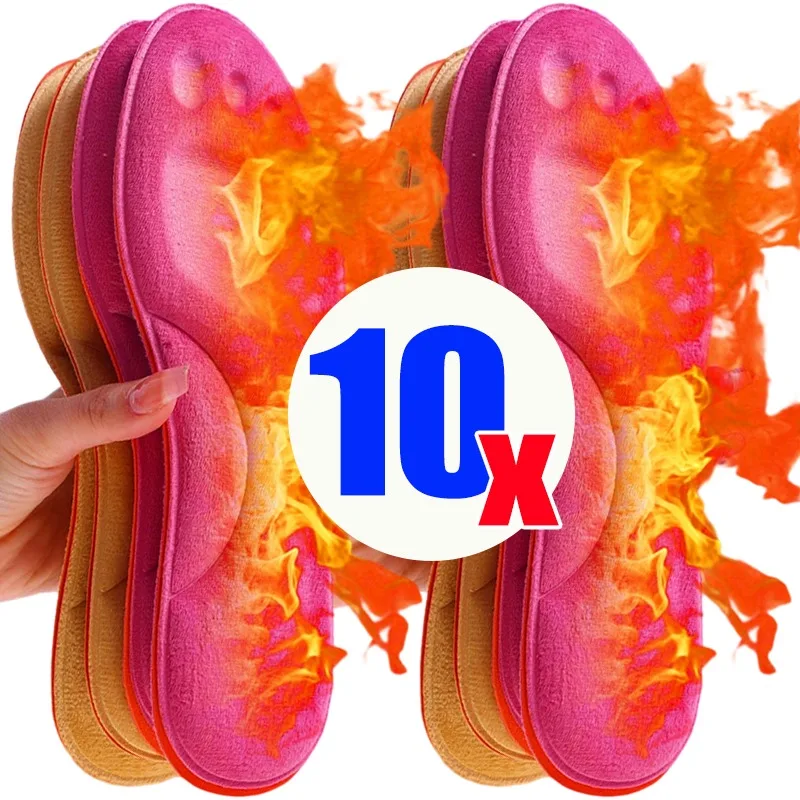Thermo-Einlegesohlen, selbsterwärmend, für Höhle Winter, warme Einsätze für Schuhe, Stiefel, Herren und Damen, kein Strom erforderlich, Heizung, Schutz für kaltes nasser