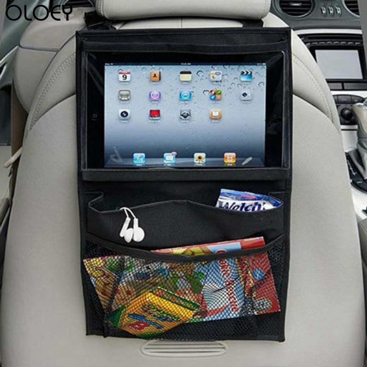 Achterbank Auto Organiser met Tablet houder Reizen iPad Galaxy Opbergtas Pocket trunk organizer