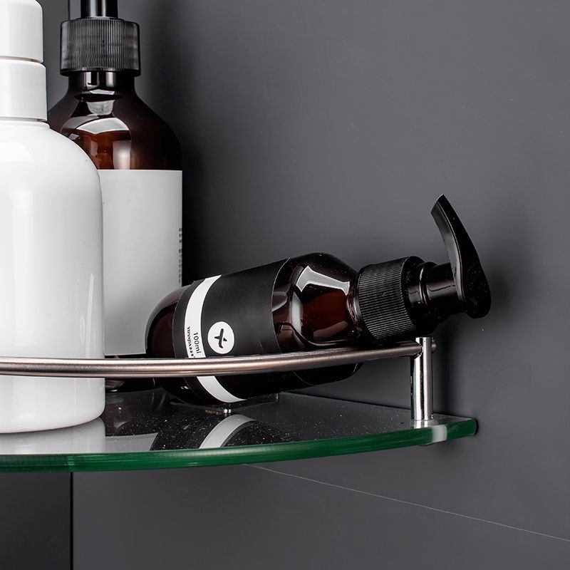 Estante de cocina para baño, estante triangular de vidrio, almacenamiento de cocina, organización, accesorios de cocina, organizador de especias para el hogar