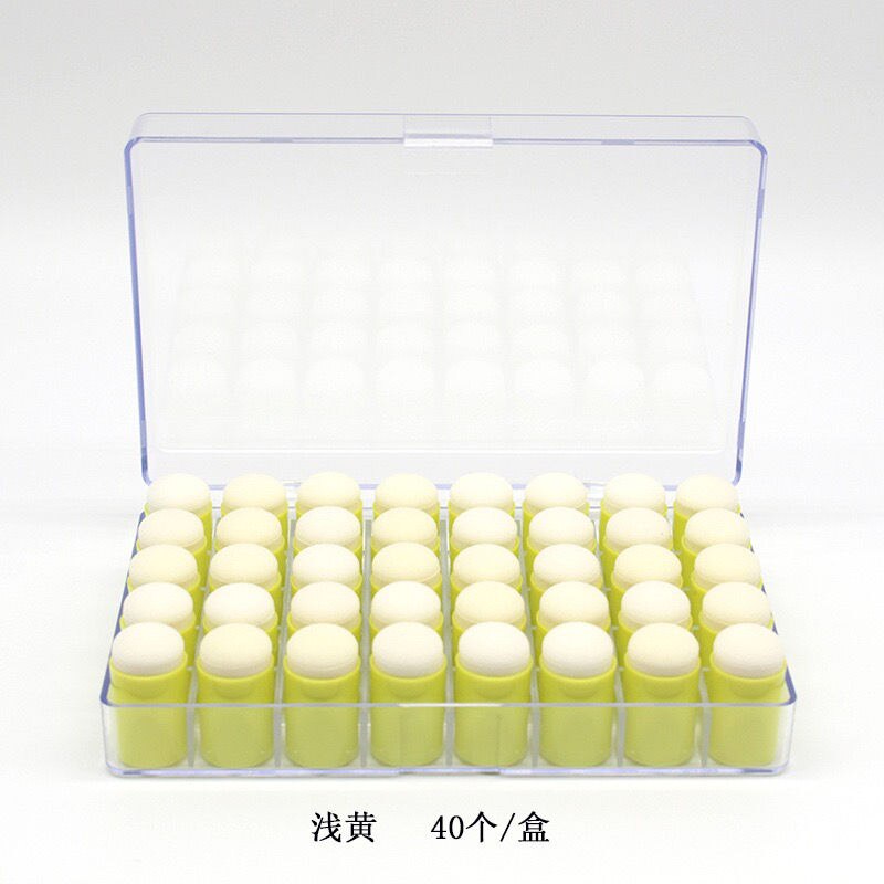 Smear coloring tool Transparent seal rubber stamp DIY album smear cardboard Material brush color sponge finger sleeve: G