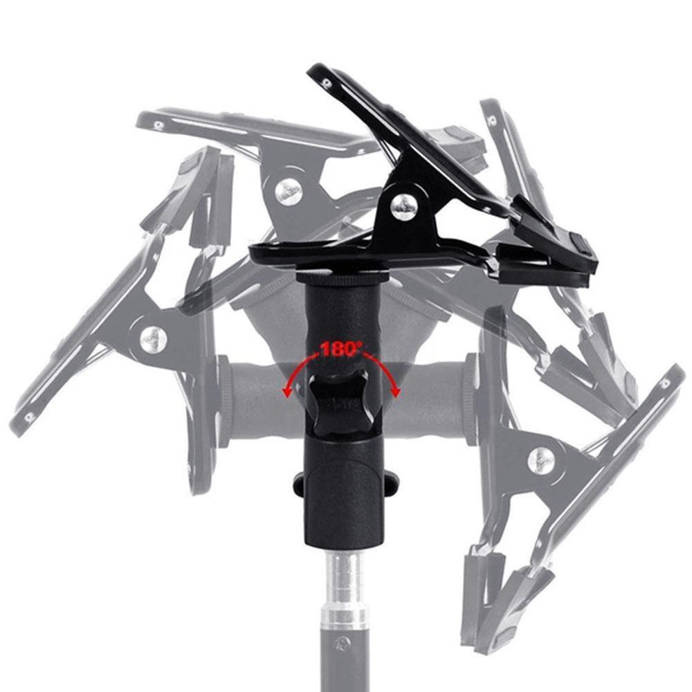 315g reflektor zacisk zacisk mocujący lekki statyw śruba mocująca 3/8 "dla zdjęcie 1/4" adapter obrotowy robić montażu studyjnego reflektor J2Y7