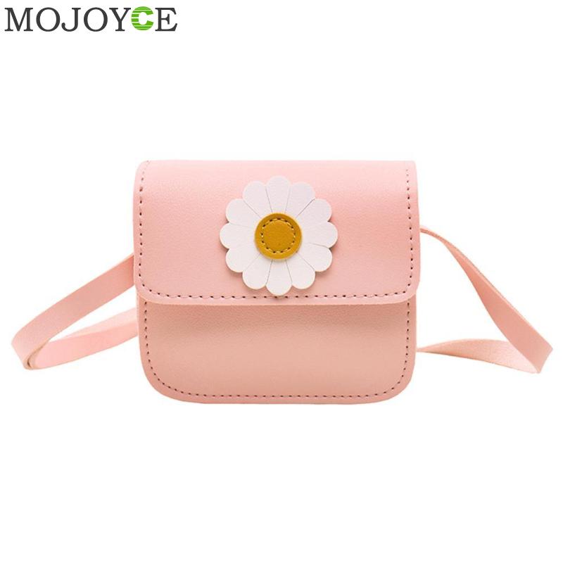 Bébé filles fleur Sac de messager enfants porte-monnaie Sac à main kawaii épaule sacs à bandoulière Sac A Dos bolsas feminina Mujer: Rose