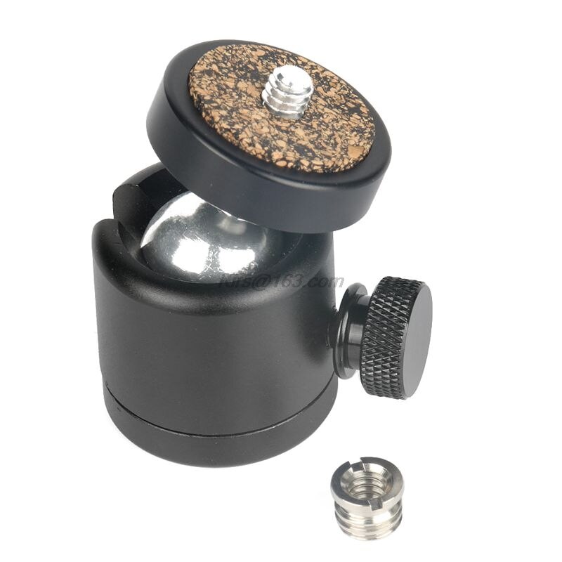 360 Degree Camera Tripod Ball Head 1/4" Screw Mount Bracket for DSLR Camera