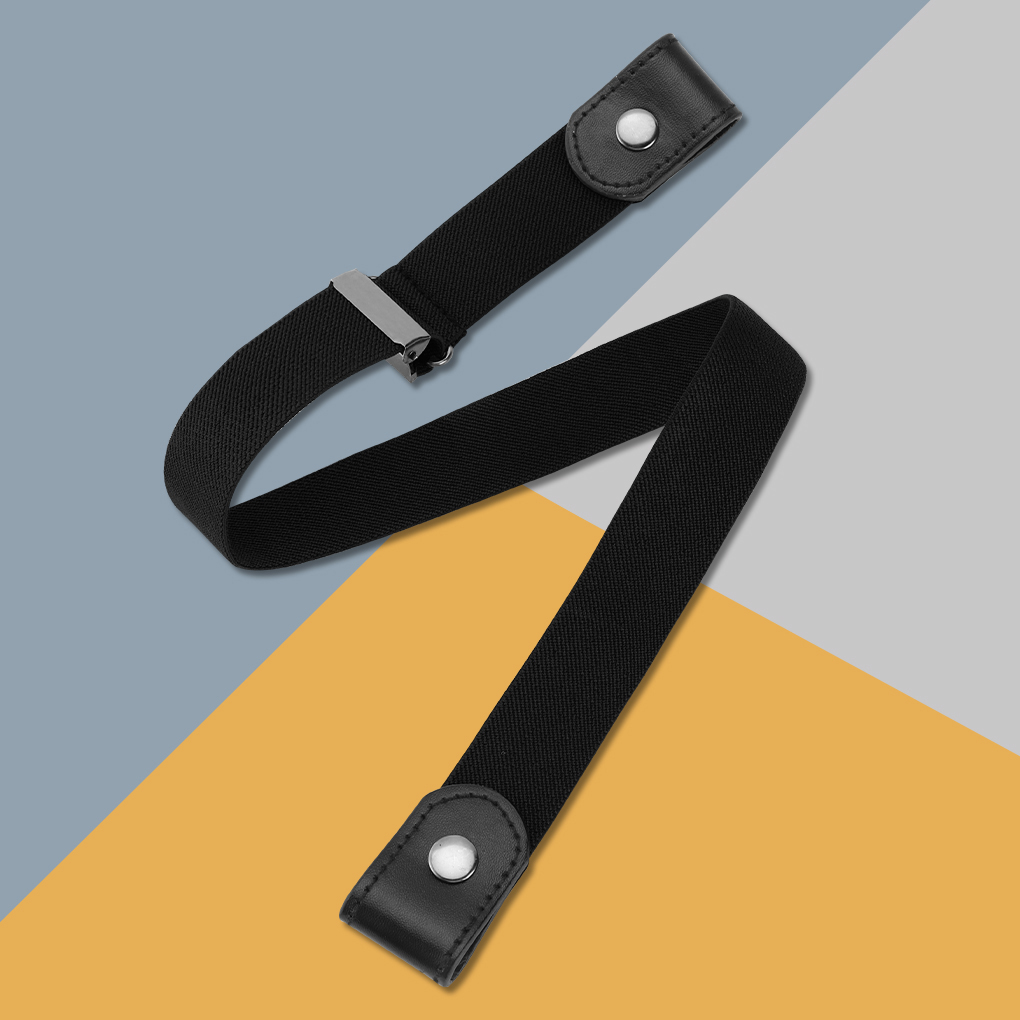 Buckle-Free Belt for Jean Pants,Dresses No Buckle Stretch Elastic Waist Belt for Women/Men,No Bulge,No Hassle Waist Belt