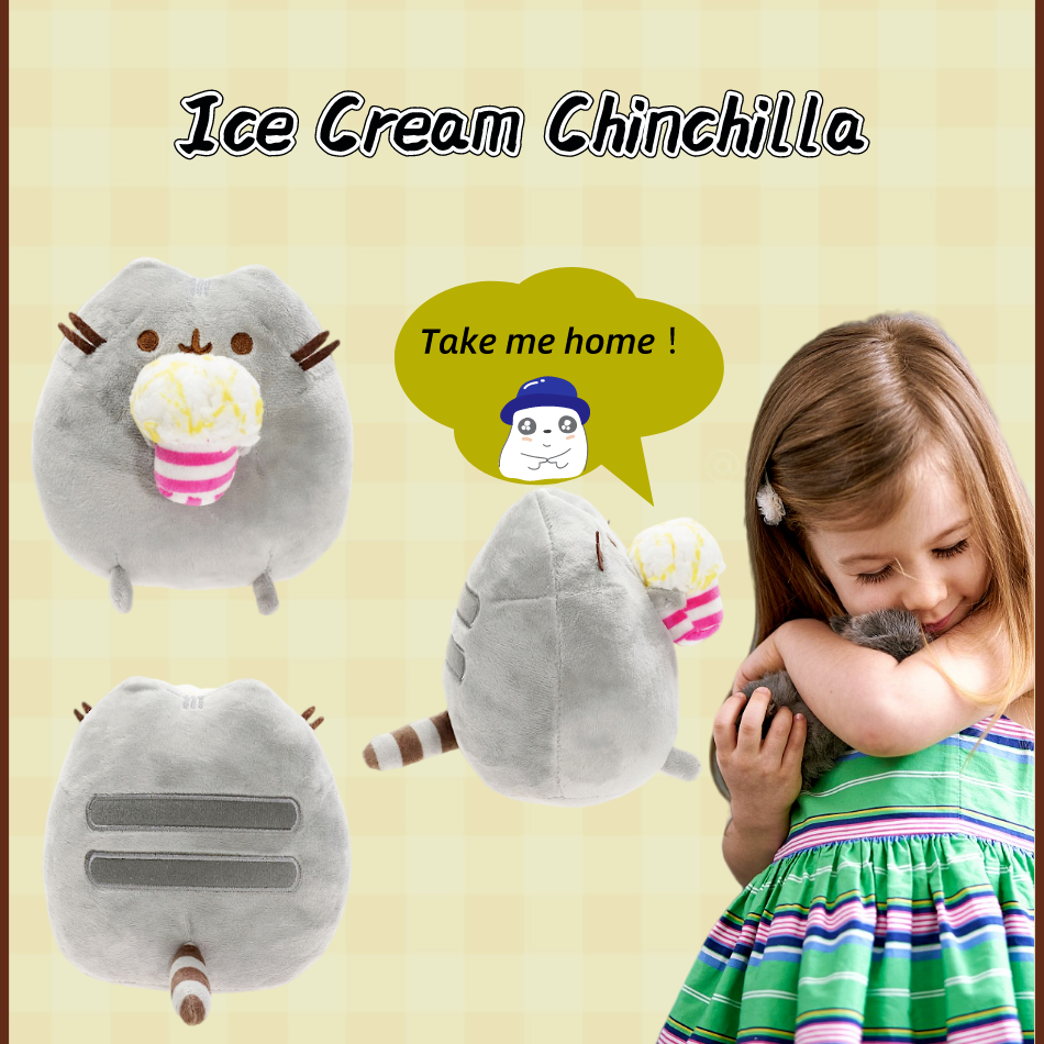 15CM juguete de peluche Donut unicornio Kawaii Ángel gato dibujos animados relleno de felpa Animal muñeca patatas fritas helado Pizza gato para niños